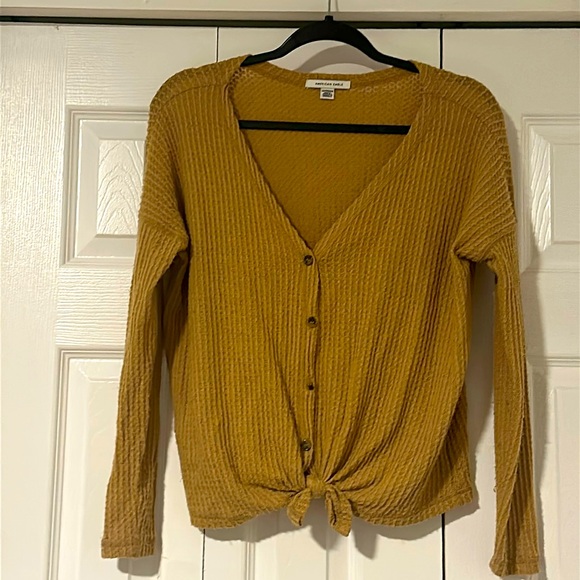 American Eagle tie waist top - Picture 1 of 3